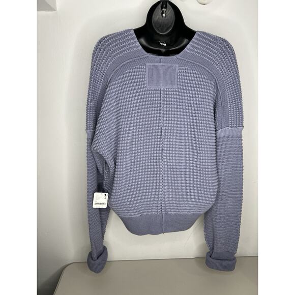 New We The Free Into You Pullover Blue Granite Women’s Size XS - Picture 5 of 8